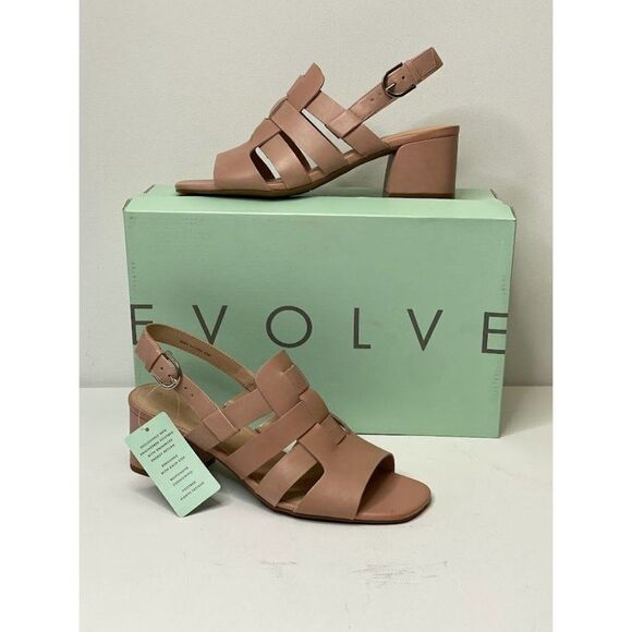 Easy Spirit Evolve Dress‎ Sandal Women's 8.5 Pink Comfort Cushioned Leather NEW - Picture 2 of 9